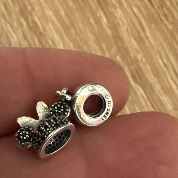 Pandora Silver and Pink Charm - Picture 2 of 5